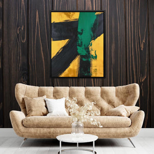 Emerald Colliding - Luxury Wall Art