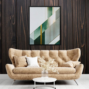 Emerald Collision - Luxury Wall Art