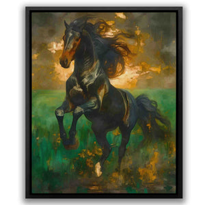 Emerald Gallop - Luxury Wall Art