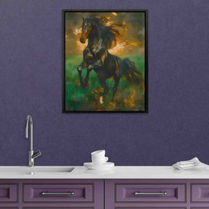 Emerald Gallop - Luxury Wall Art