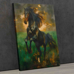 Emerald Gallop - Luxury Wall Art