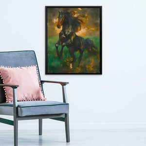 Emerald Gallop - Luxury Wall Art