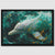 Emerald Gold Dolphin - Luxury Wall Art