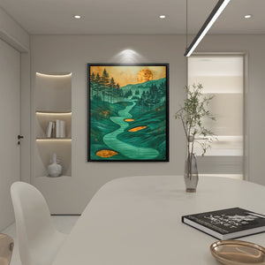 Emerald Golf Course - Luxury Wall Art