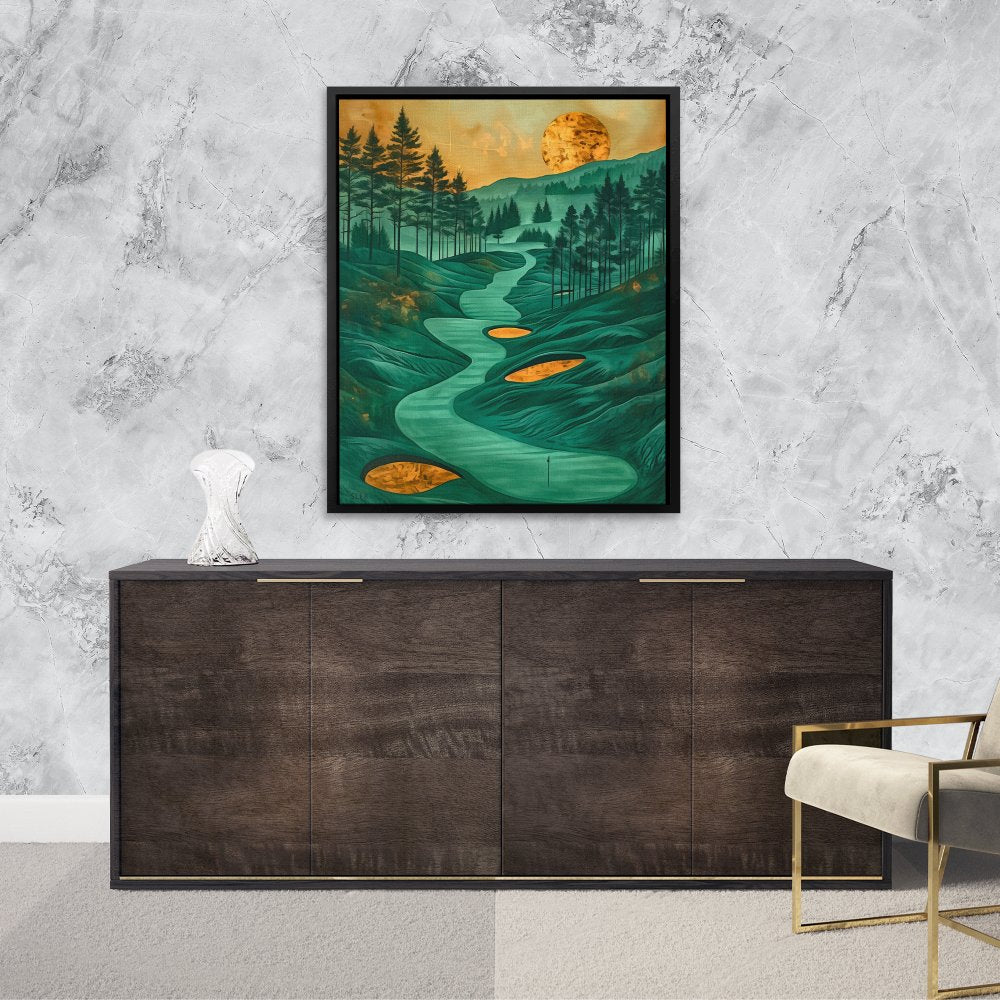 Emerald Golf Course - Luxury Wall Art
