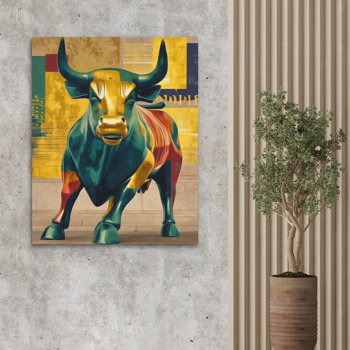 Emerald Market Charge - Luxury Wall Art