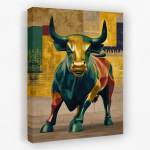 Emerald Market Charge - Luxury Wall Art