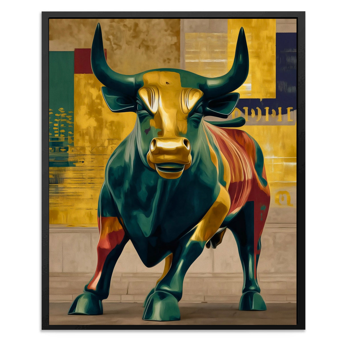 Emerald Market Charge - Luxury Wall Art