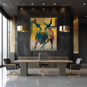 Emerald Market Charge - Luxury Wall Art