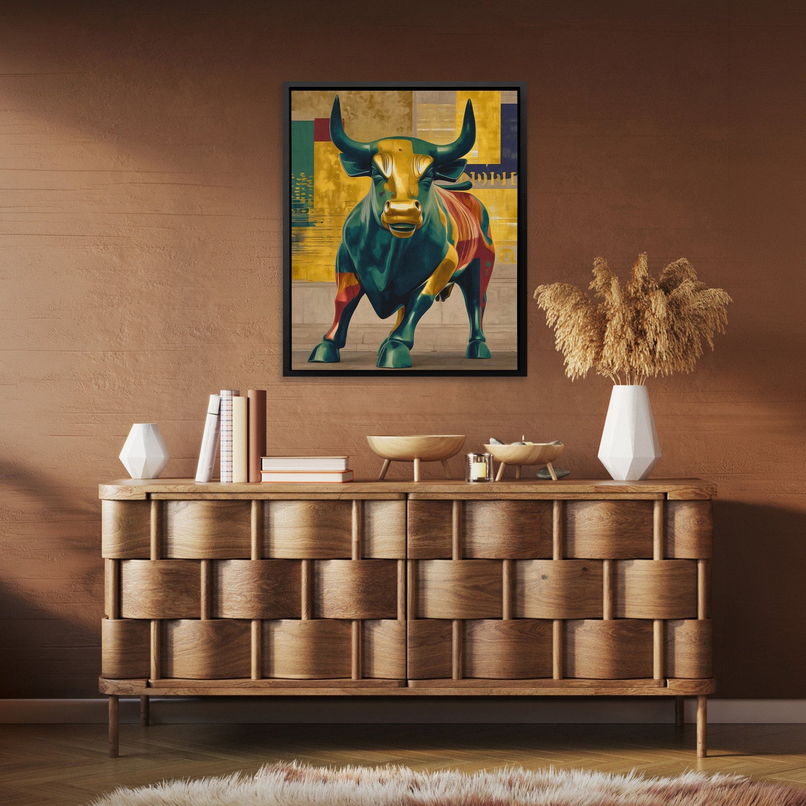 Emerald Market Charge - Luxury Wall Art