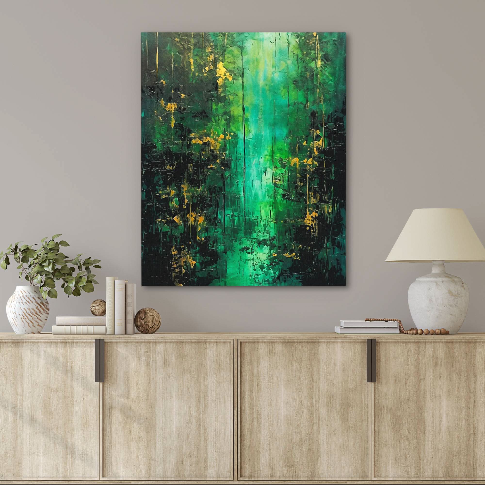 Emerald Green Art - Vibrant & Refreshing Wall Decor - Luxury Wall Art