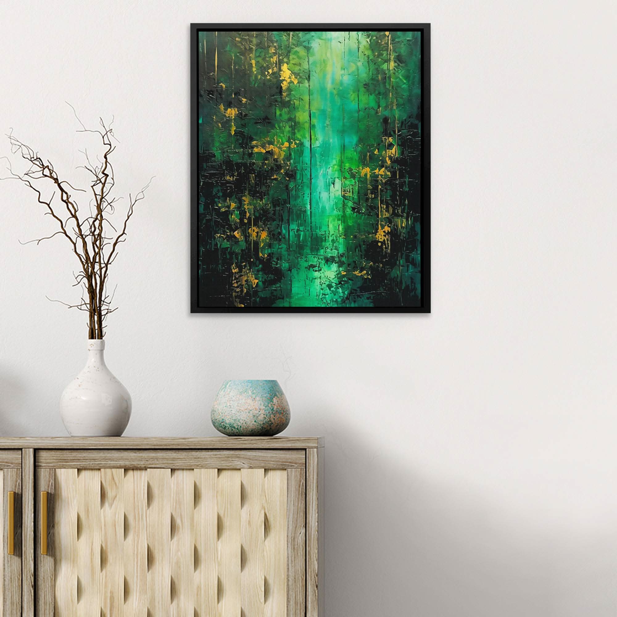 Emerald Green Art - Vibrant & Refreshing Wall Decor - Luxury Wall Art