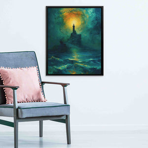 Emerald Night Sky - Luxury Wall Art