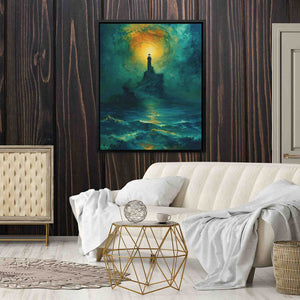 Emerald Night Sky - Luxury Wall Art