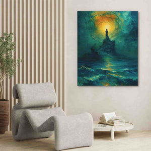 Emerald Night Sky - Luxury Wall Art