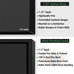 Emerald Night Sky - Luxury Wall Art