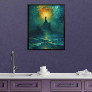 Emerald Night Sky - Luxury Wall Art