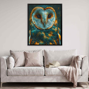 Emerald Owl - Luxury Wall Art