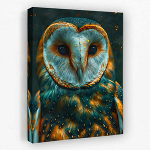 Emerald Owl - Luxury Wall Art