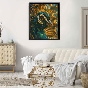 Emerald Peacock - Luxury Wall Art