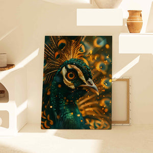 Emerald Peacock - Luxury Wall Art