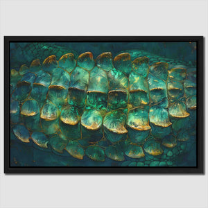 Emerald Scales - Luxury Wall Art