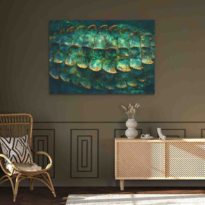 Emerald Scales - Luxury Wall Art