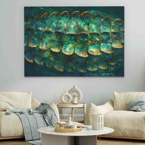 Emerald Scales - Luxury Wall Art