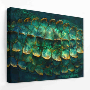 Emerald Scales - Luxury Wall Art