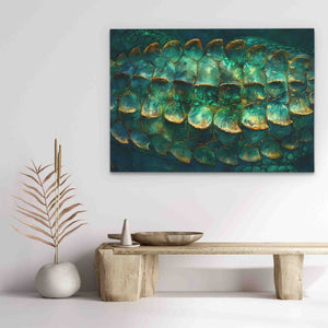 Emerald Scales - Luxury Wall Art