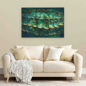 Emerald Scales - Luxury Wall Art