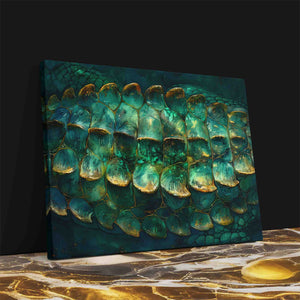 Emerald Scales - Luxury Wall Art