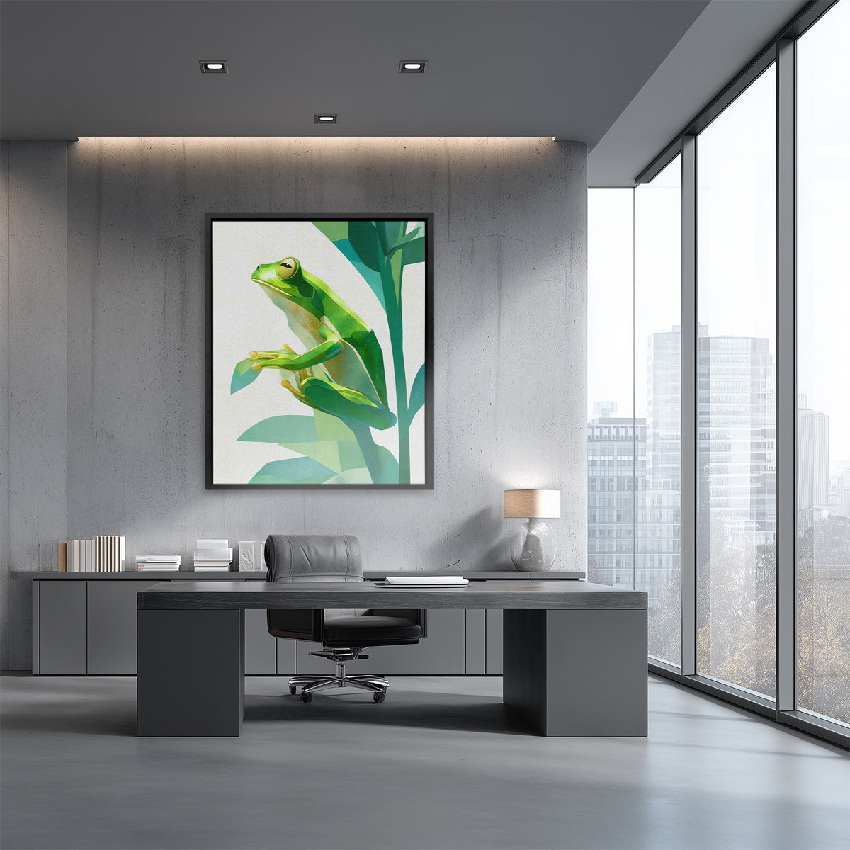 Emerald Sentinel - Luxury Wall Art