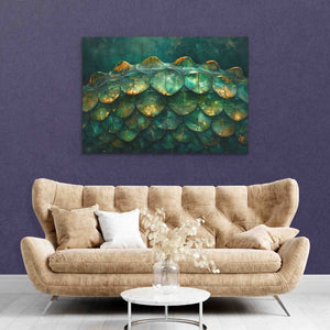 Emerald Spine - Luxury Wall Art