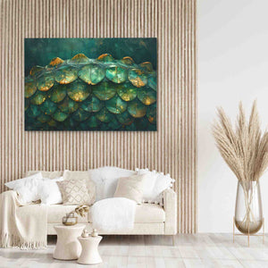 Emerald Spine - Luxury Wall Art