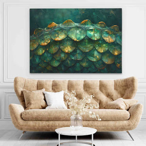 Emerald Spine - Luxury Wall Art