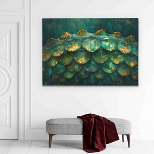 Emerald Spine - Luxury Wall Art