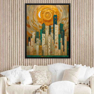 Emerald Valley City - Luxury Wall Art