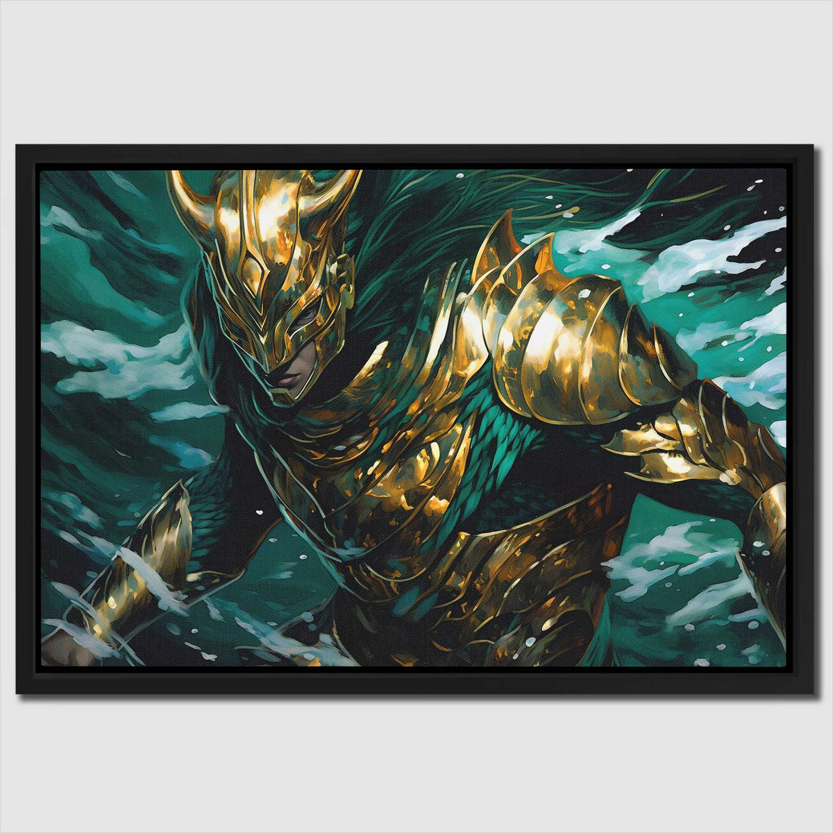 Emerald Warrior - Luxury Wall Art