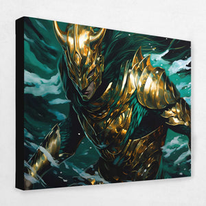 Emerald Warrior - Luxury Wall Art