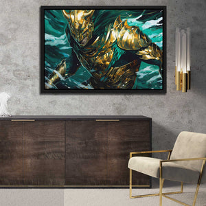 Emerald Warrior - Luxury Wall Art