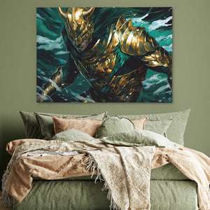 Emerald Warrior - Luxury Wall Art