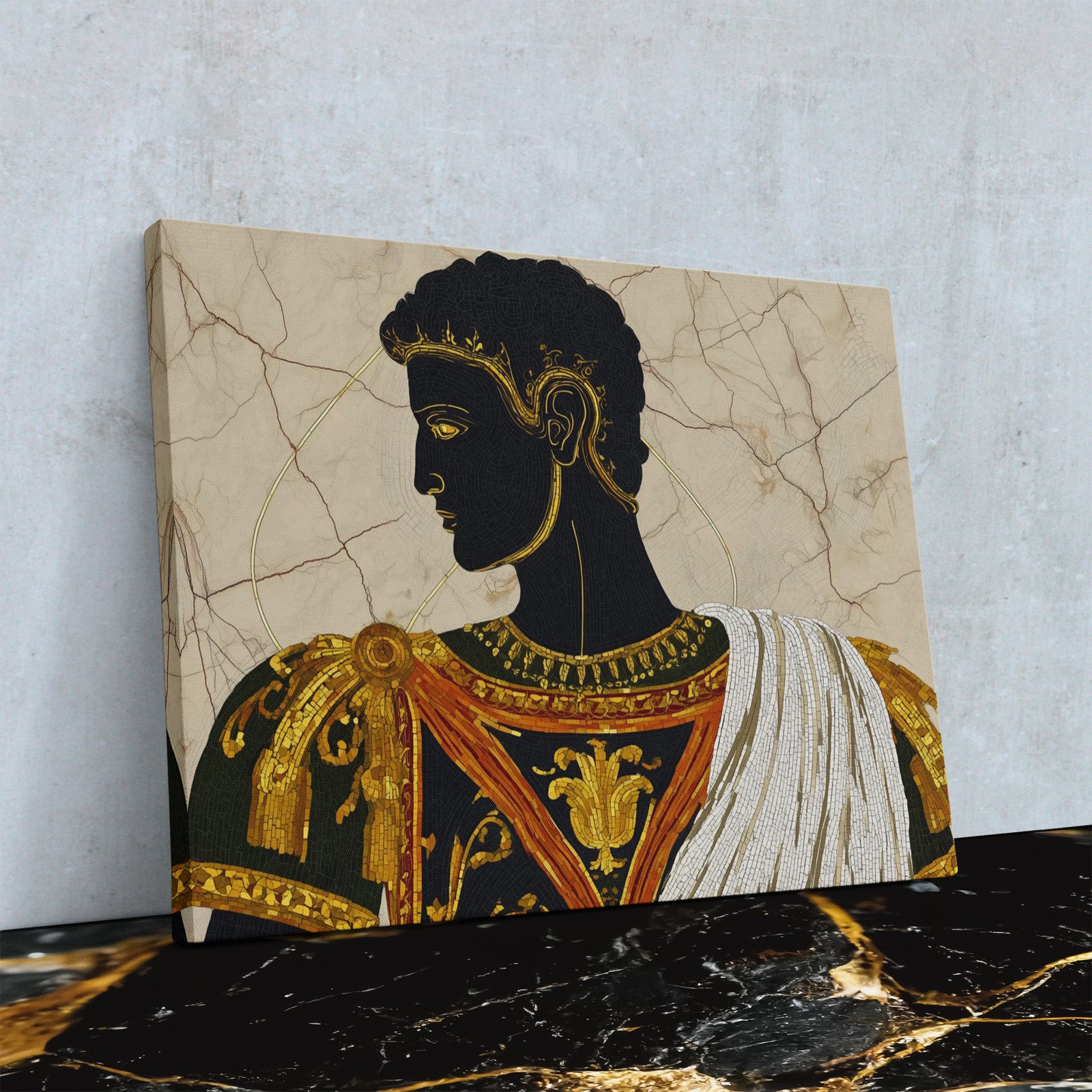 Emperors Golden Profile - Luxury Wall Art