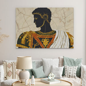 Emperors Golden Profile - Luxury Wall Art