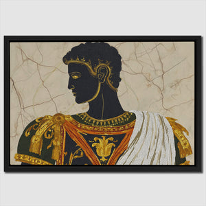 Emperors Golden Profile - Luxury Wall Art
