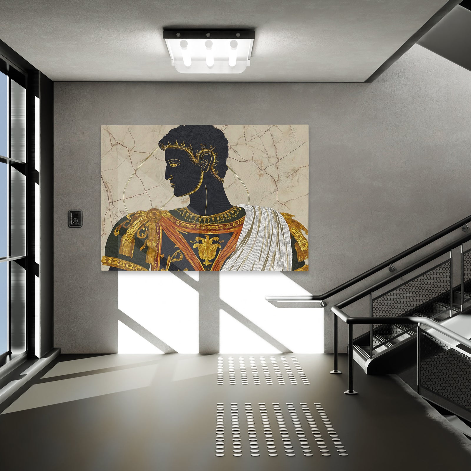 Emperors Golden Profile - Luxury Wall Art