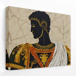 Emperors Golden Profile - Luxury Wall Art
