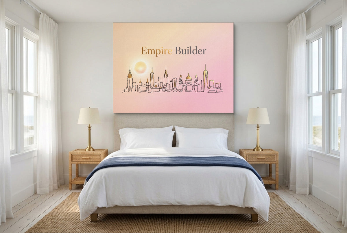 Empire Builder — empire builder bedroom with windows 1land flush print