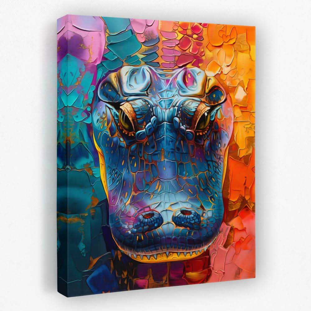 Enchanted Alligator - Alligator Canvas Wall Art