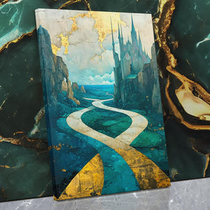 Enchanted Castle Pathway - Luxury Wall Art